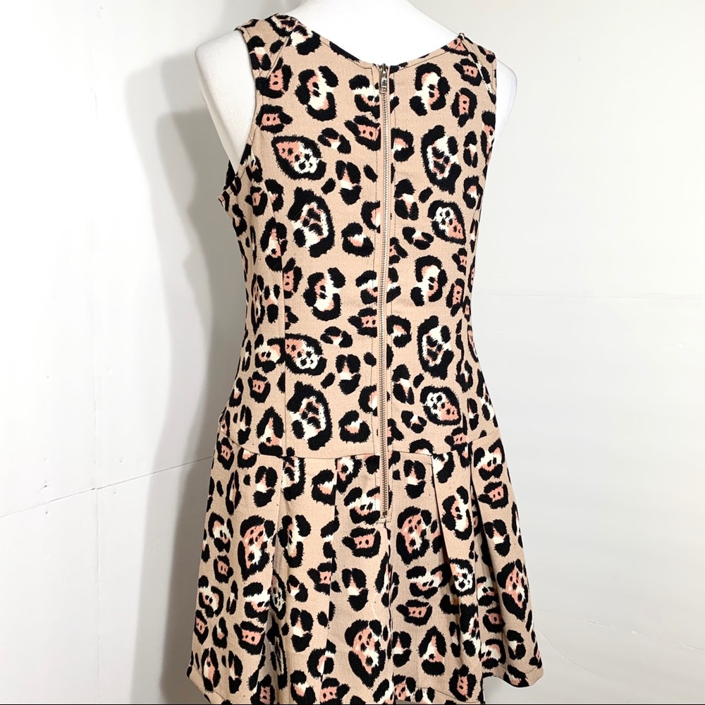 2/$20🌸 In Luv Cheetah Drop Waist Skater Dress - Picture 3 of 8